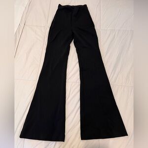 Express Body Contour Black Flare Pants